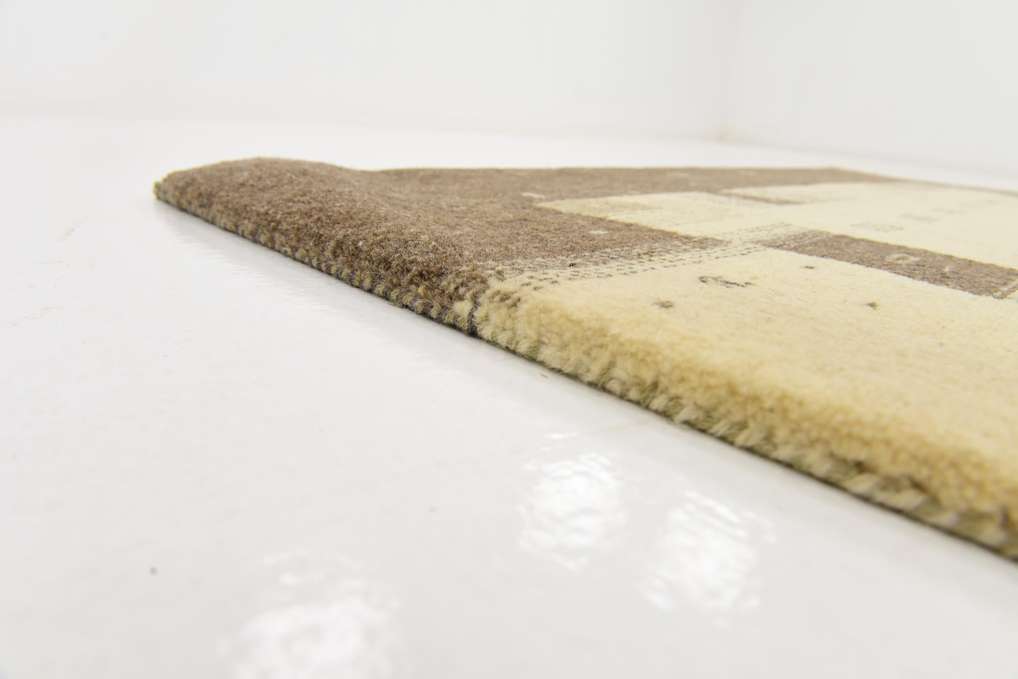 4' x 6' Hand Knotted Kashkuli Gabbeh Wool Rug