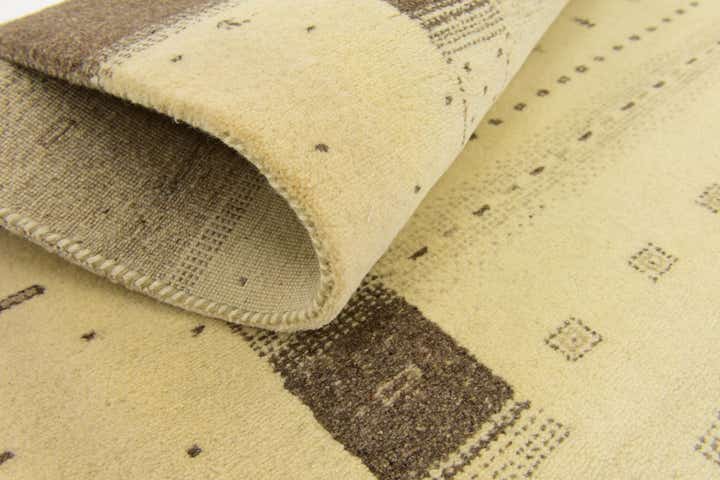 4' x 6' Hand Knotted Kashkuli Gabbeh Wool Rug