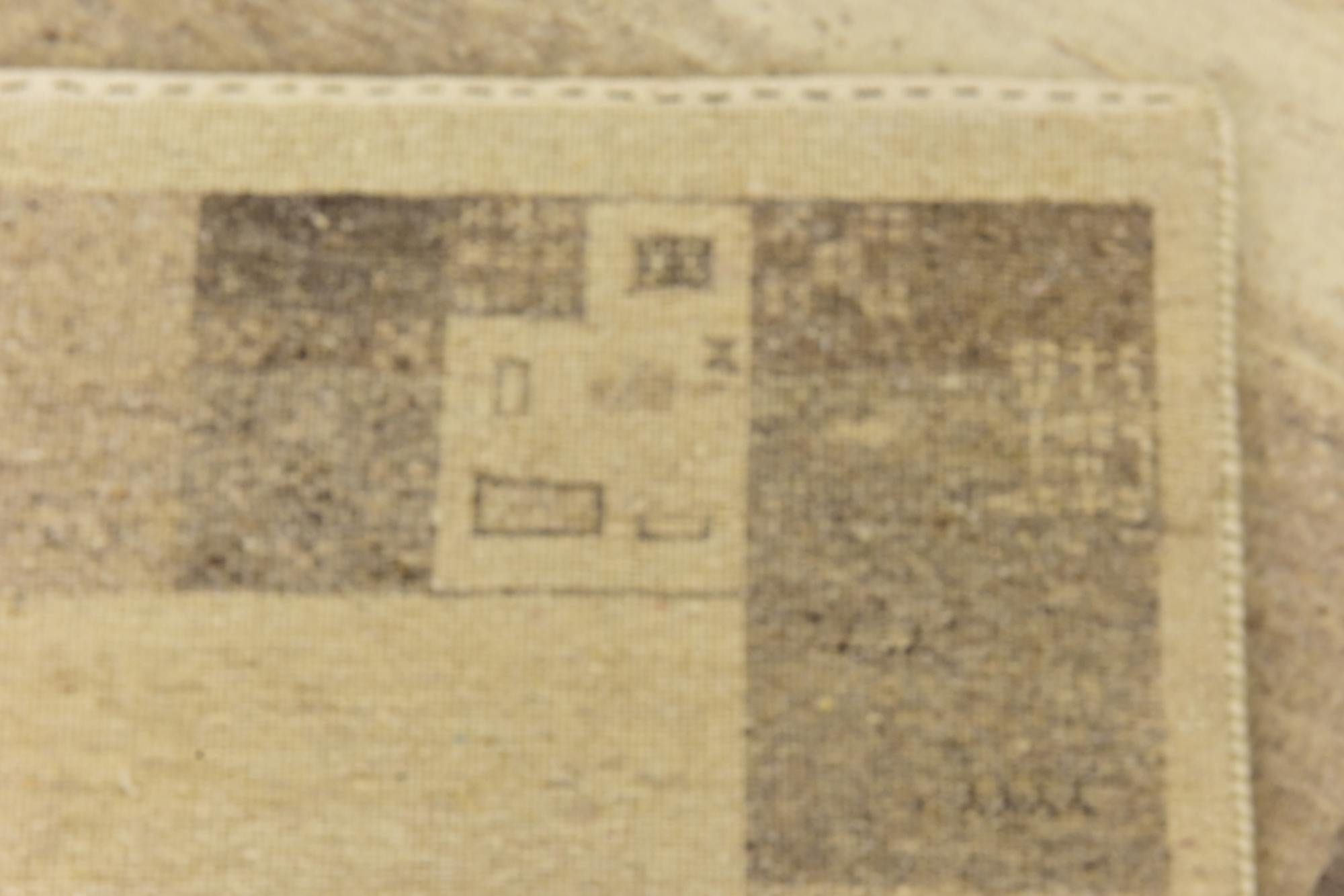 4' x 6' Hand Knotted Kashkuli Gabbeh Wool Rug