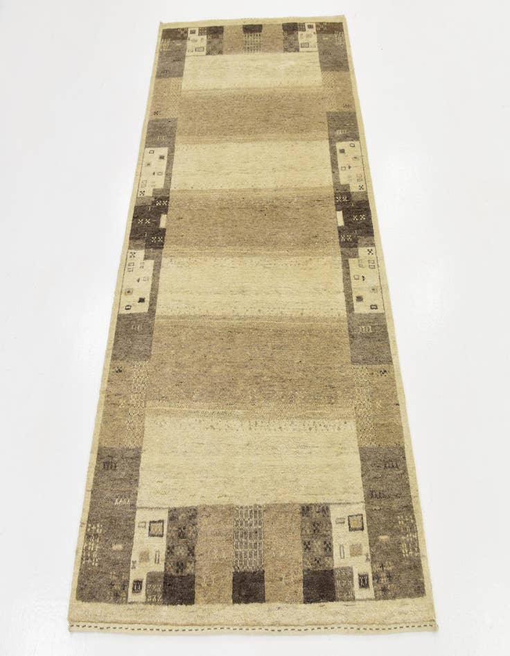 Detail image of 4' x 6'  Hand Knotted Kashkuli Gabbeh Wool Rug