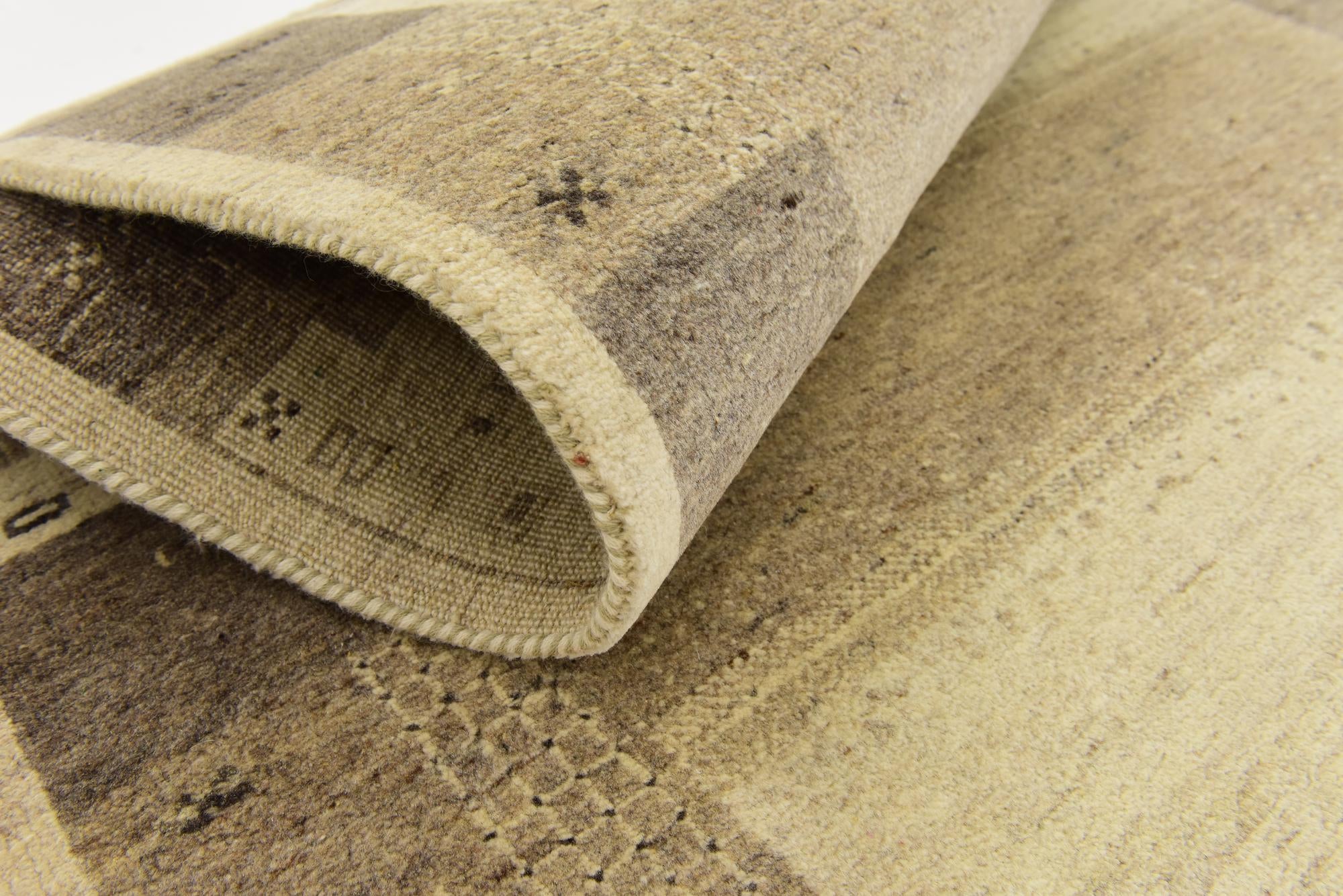 4' x 6' Hand Knotted Kashkuli Gabbeh Wool Rug