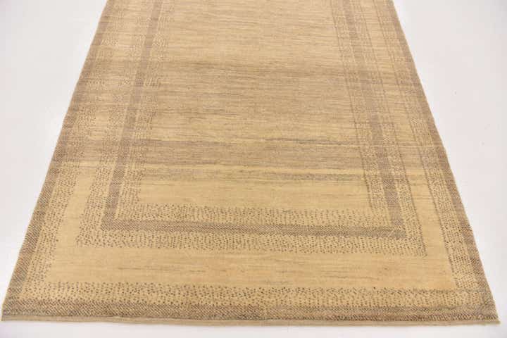 4' 3 x 5' 9 Hand Knotted Kashkuli Gabbeh Oriental Wool Rug