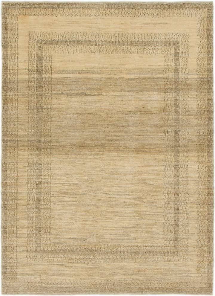 4' 3 x 5' 9 Hand Knotted Kashkuli Gabbeh Oriental Wool Rug