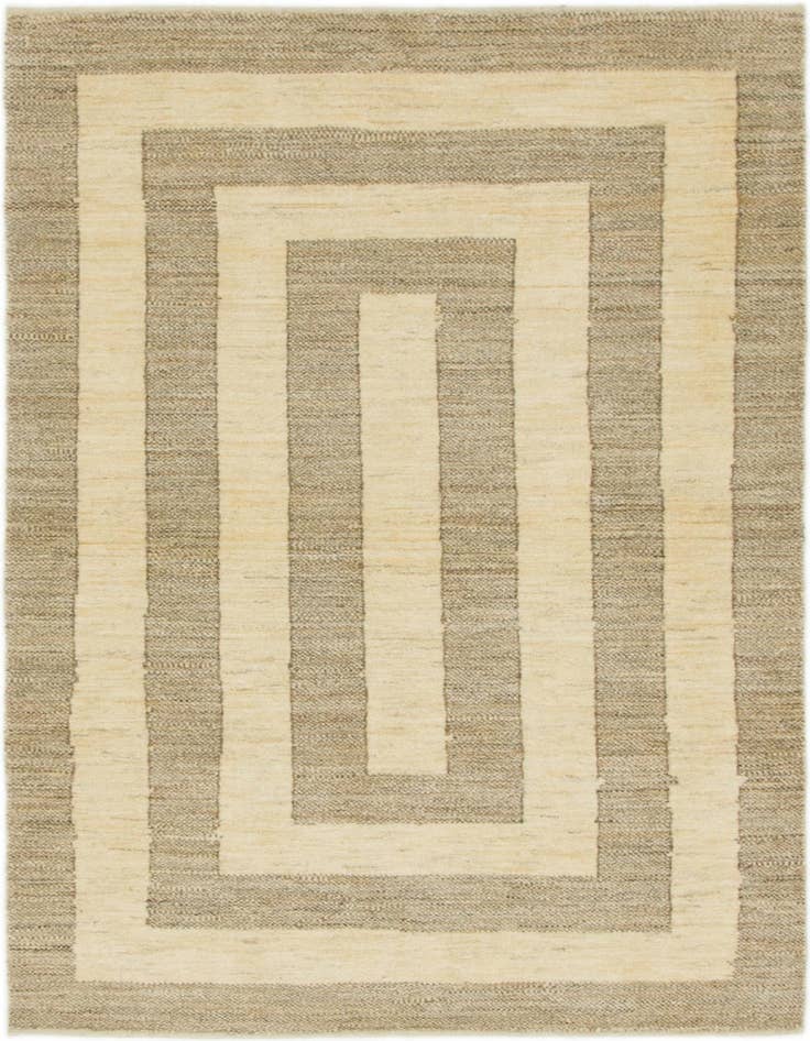 Detail image of 4' x 5' 9 Hand Knotted Kashkuli Gabbeh Oriental Wool Rug
