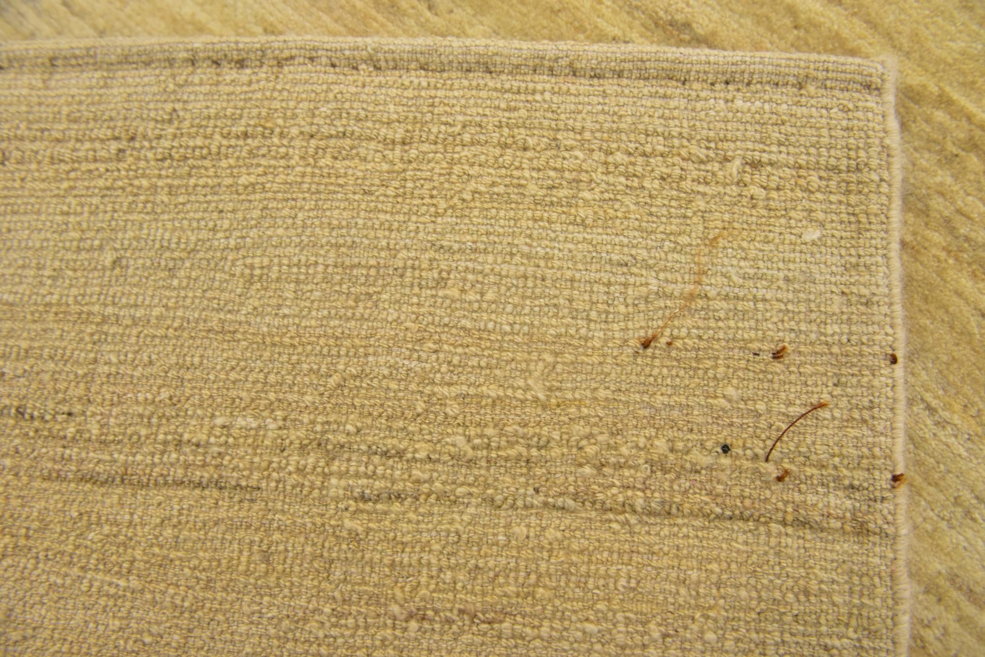 3' 4 x 4' 8 Hand Knotted Kashkuli Gabbeh Wool Rug