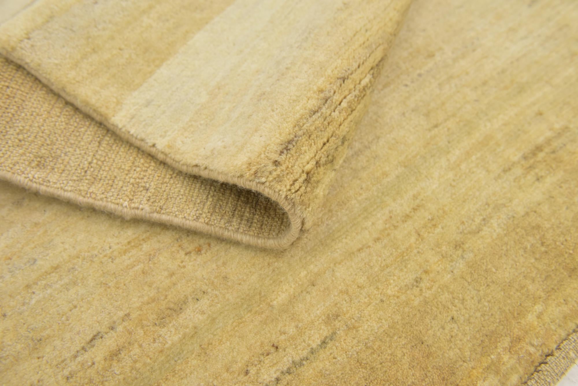 3' 4 x 4' 8 Hand Knotted Kashkuli Gabbeh Wool Rug