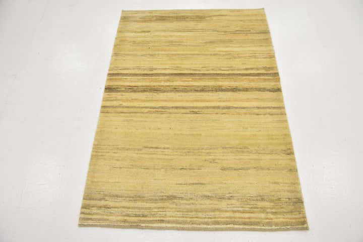 3' 5 x 4' 10 Hand Knotted Kashkuli Gabbeh Wool Rug