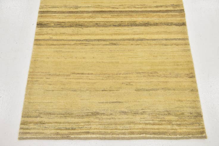 Detail image of 3' 5 x 4' 10 Hand Knotted Kashkuli Gabbeh Wool Rug