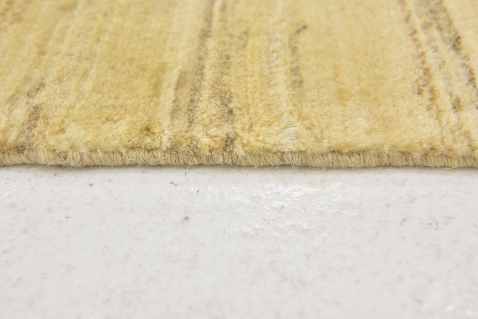 3' 5 x 4' 10 Hand Knotted Kashkuli Gabbeh Wool Rug
