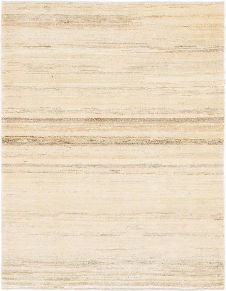 Detail image of 3' 5 x 4' 10 Hand Knotted Kashkuli Gabbeh Wool Rug
