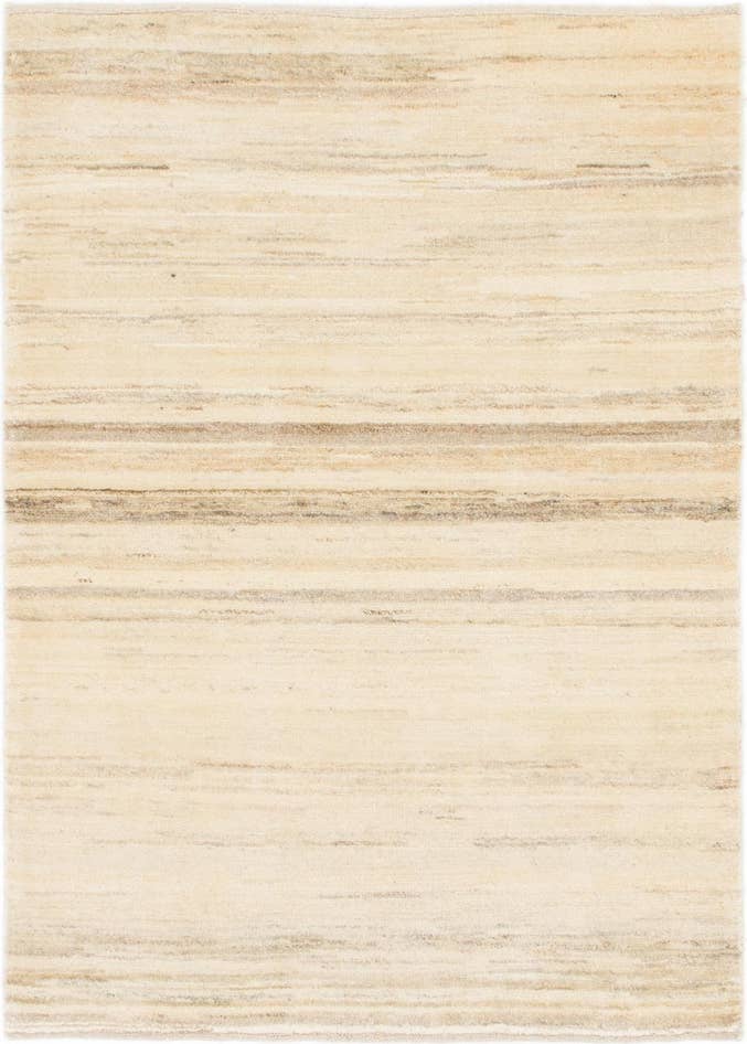 Detail image of 3' 5 x 4' 10 Hand Knotted Kashkuli Gabbeh Wool Rug