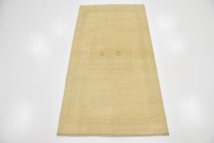 Detail image of 2' 10 x 5' 4 Hand Knotted Kashkuli Gabbeh Wool Rug