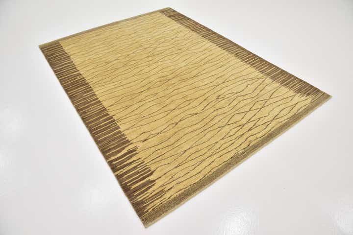 5' 8 x 7' 8 Hand Knotted Kashkuli Gabbeh Wool Rug