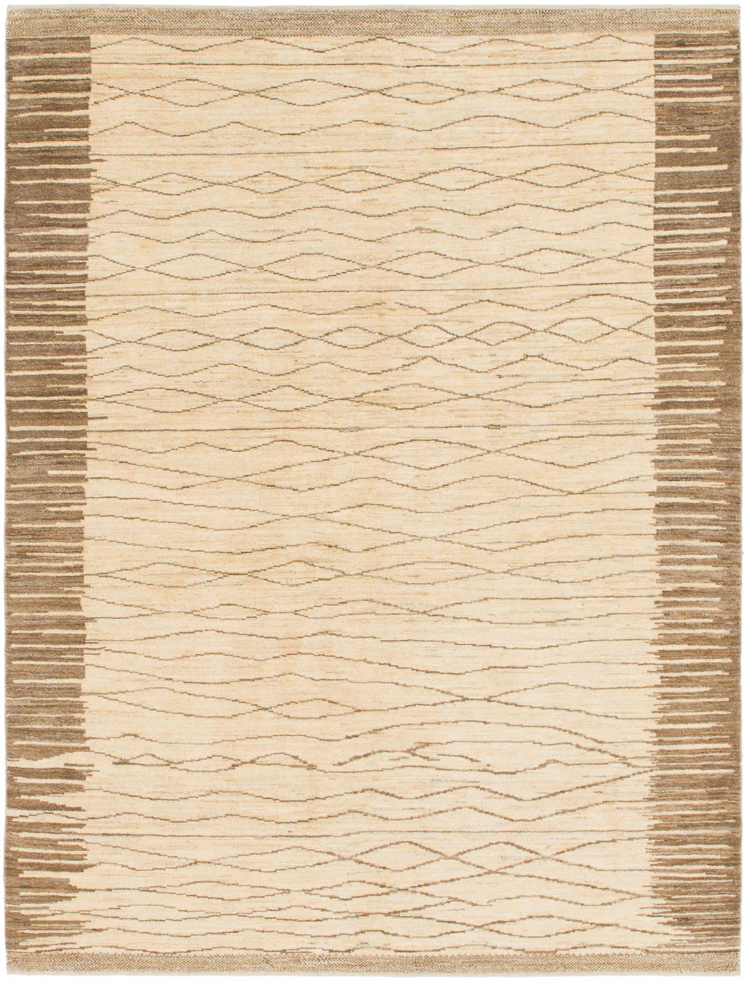 5' 8 x 7' 8 Hand Knotted Kashkuli Gabbeh Wool Rug