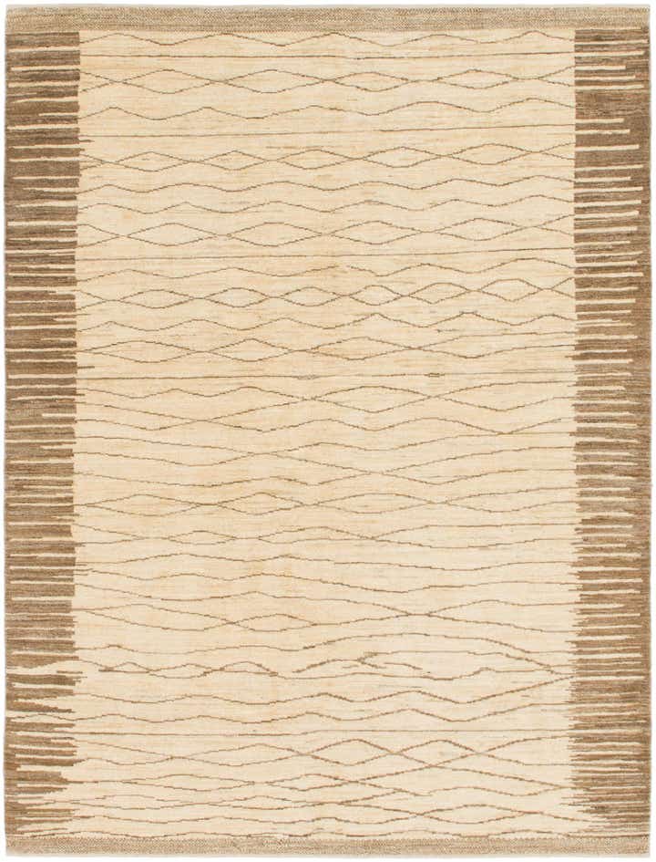 5' 8 x 7' 8 Hand Knotted Kashkuli Gabbeh Wool Rug