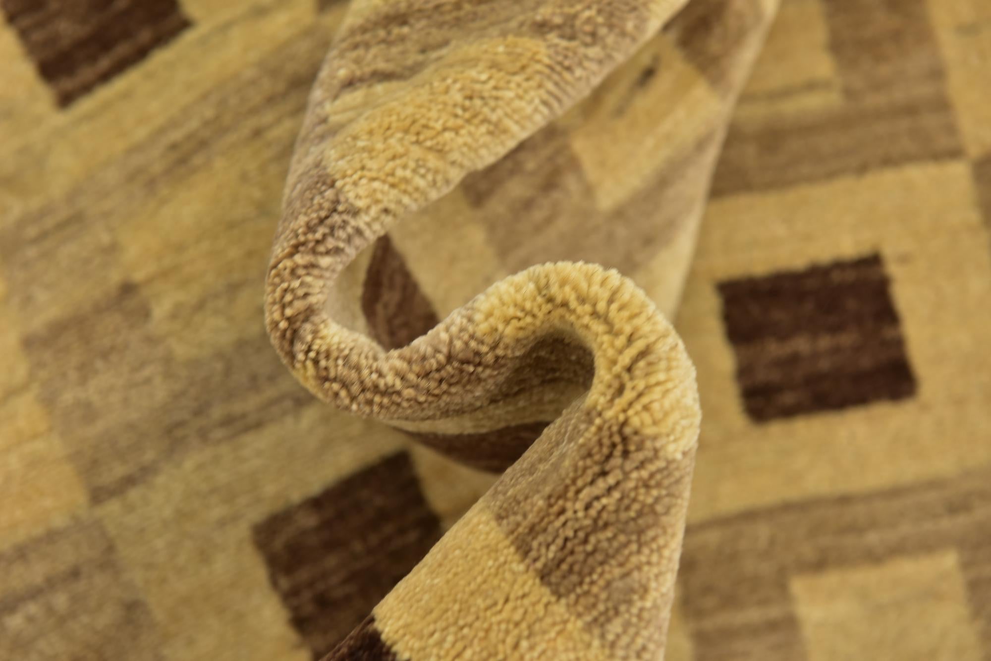 6' 7 x 9' 10 Hand Knotted Kashkuli Gabbeh Wool Rug