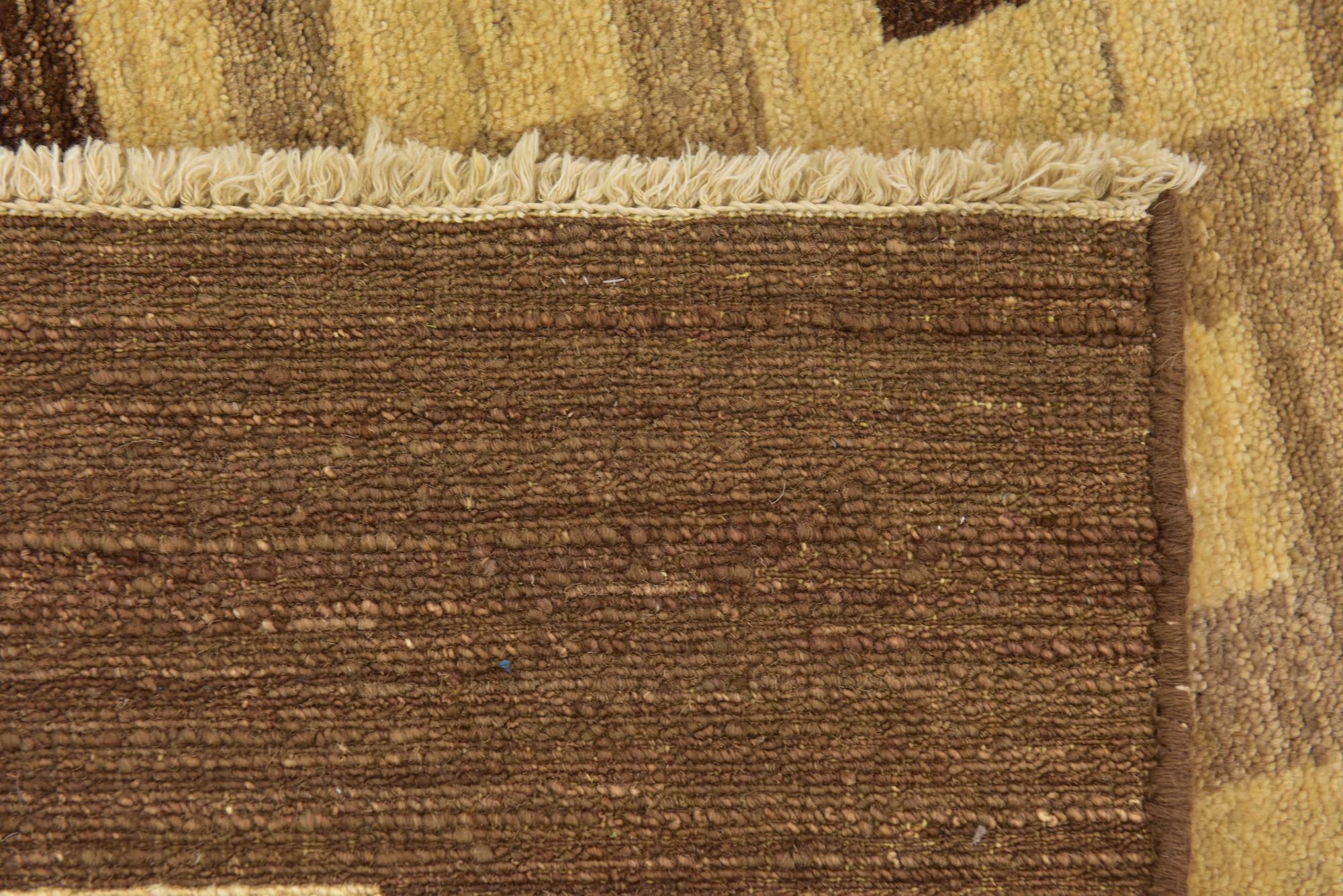 6' 7 x 9' 10 Hand Knotted Kashkuli Gabbeh Wool Rug