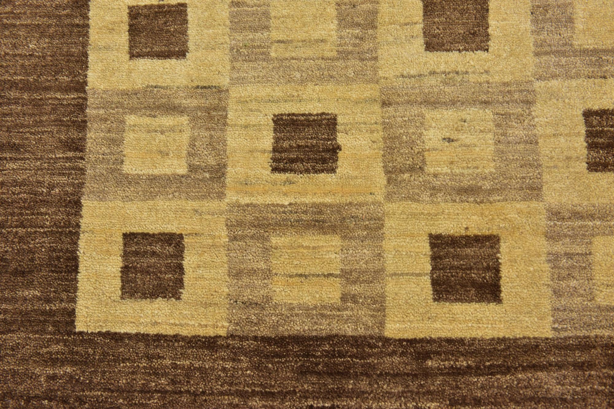 6' 7 x 9' 10 Hand Knotted Kashkuli Gabbeh Wool Rug