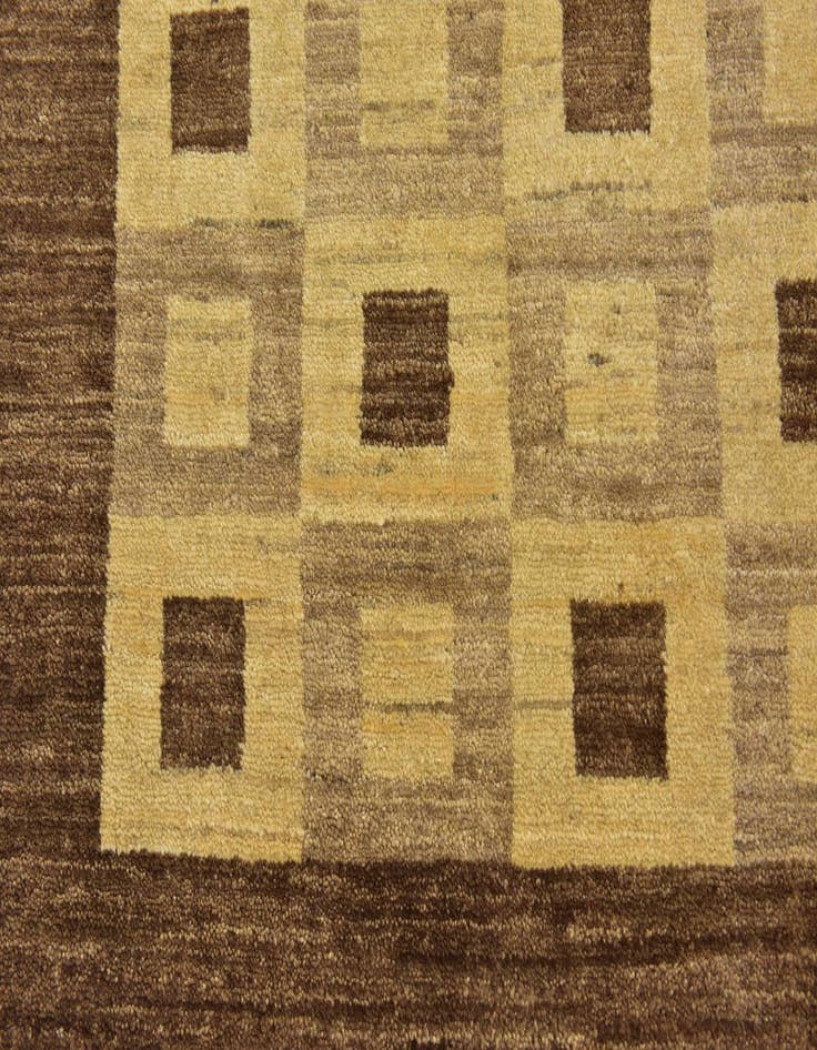 Detail image of 6' 7 x 9' 10  Hand Knotted Kashkuli Gabbeh Wool Rug