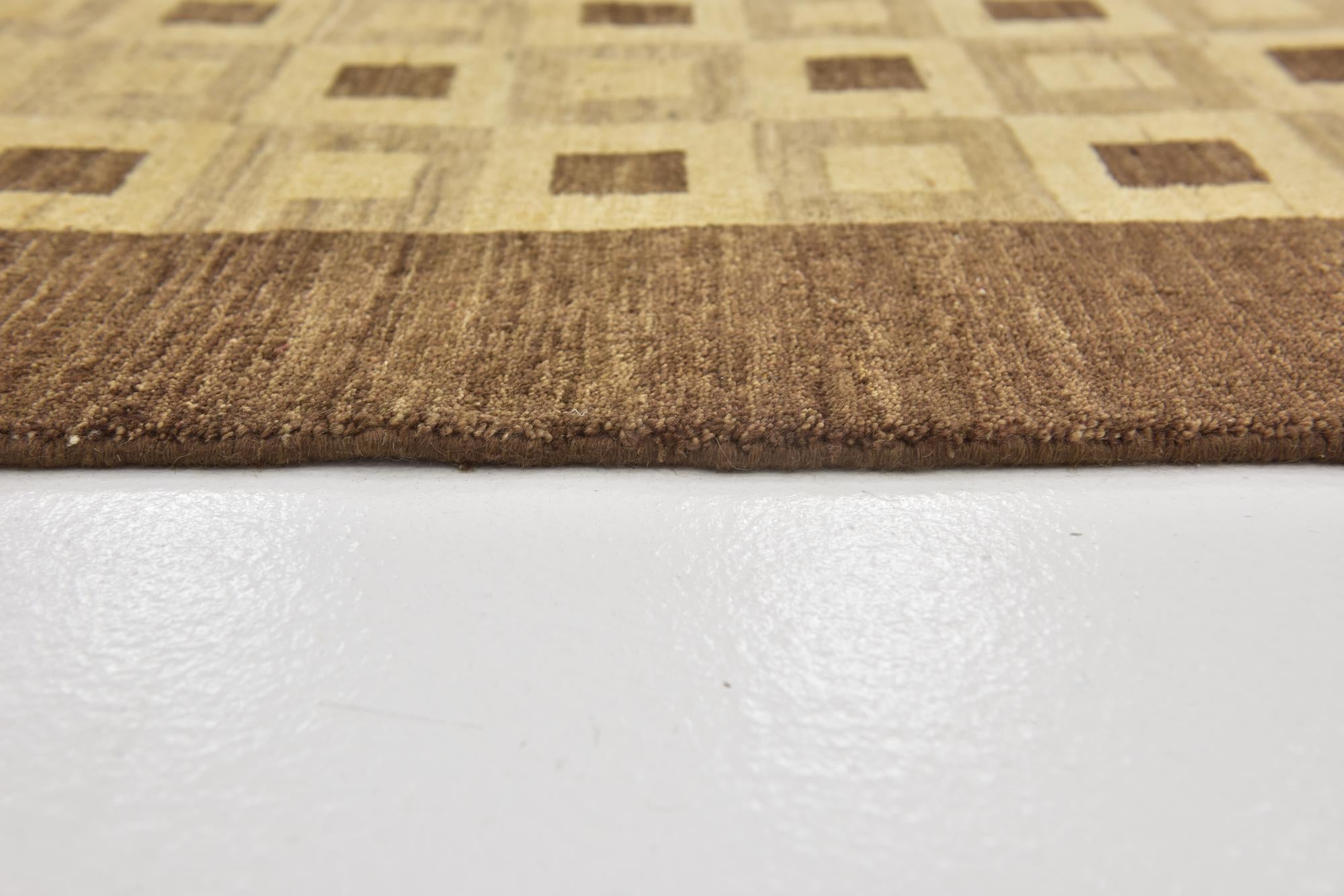 6' 7 x 9' 10 Hand Knotted Kashkuli Gabbeh Wool Rug
