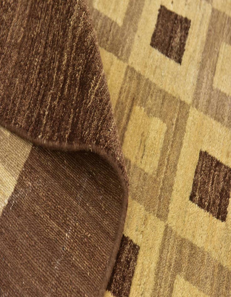 Detail image of 6' 7 x 9' 10  Hand Knotted Kashkuli Gabbeh Wool Rug