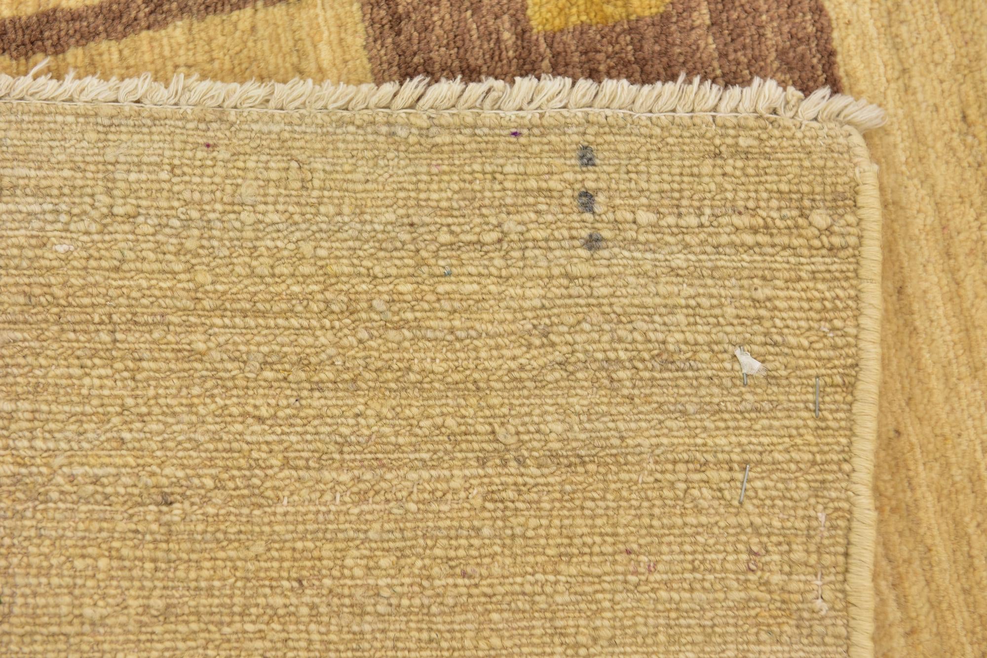 6' 7 x 9' 5 Hand Knotted Kashkuli Gabbeh Wool Rug