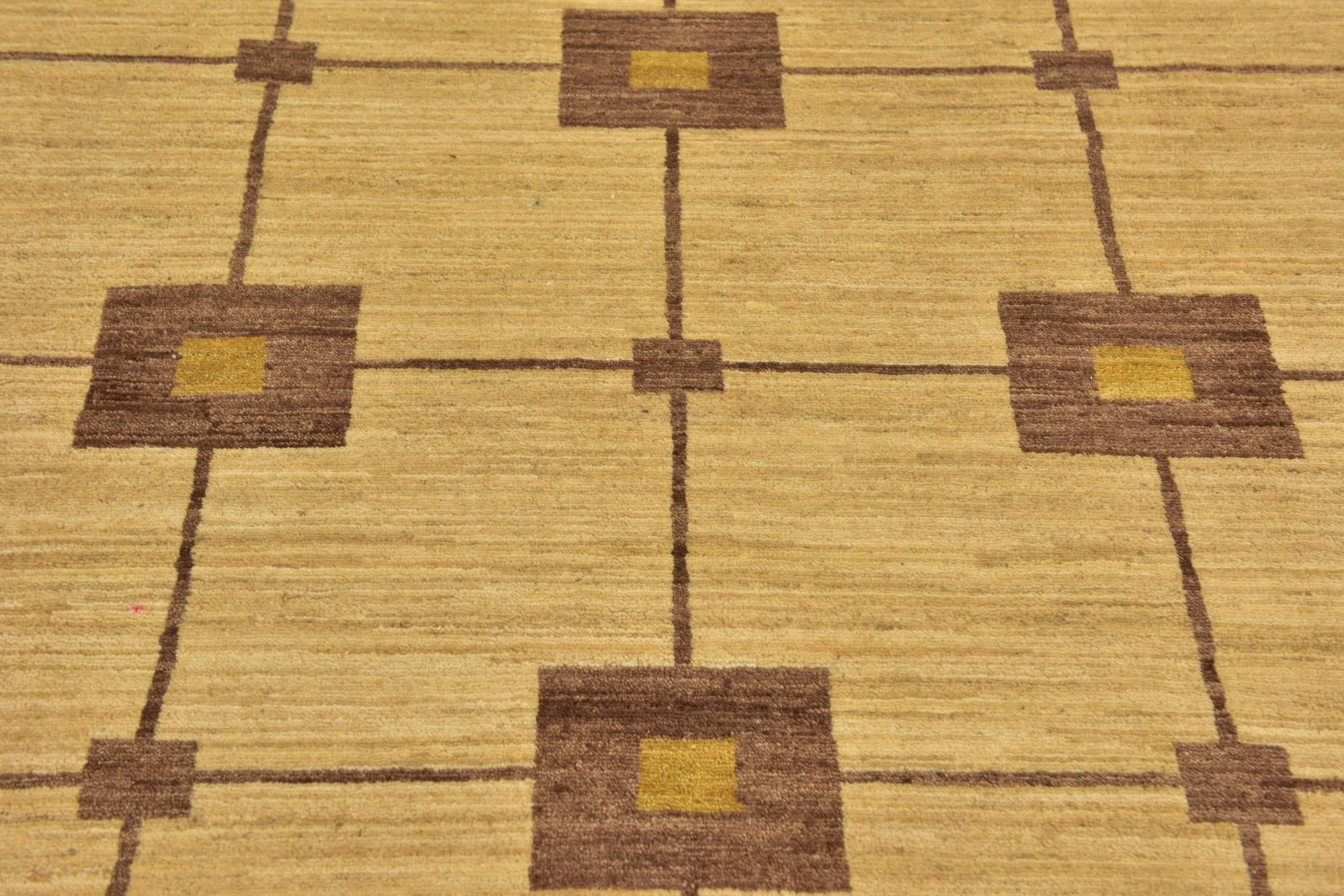 6' 7 x 9' 5 Hand Knotted Kashkuli Gabbeh Wool Rug