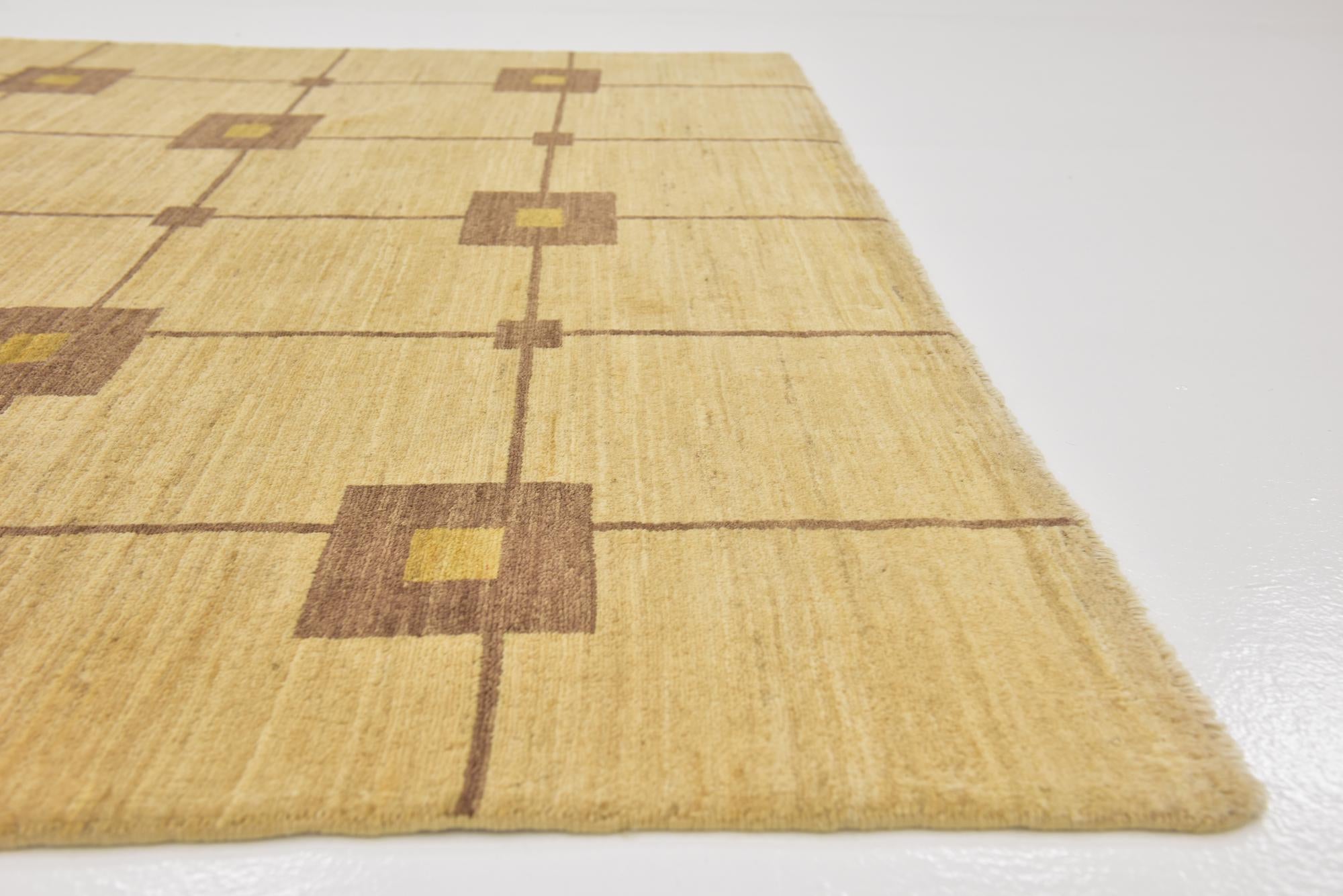 6' 7 x 9' 5 Hand Knotted Kashkuli Gabbeh Wool Rug