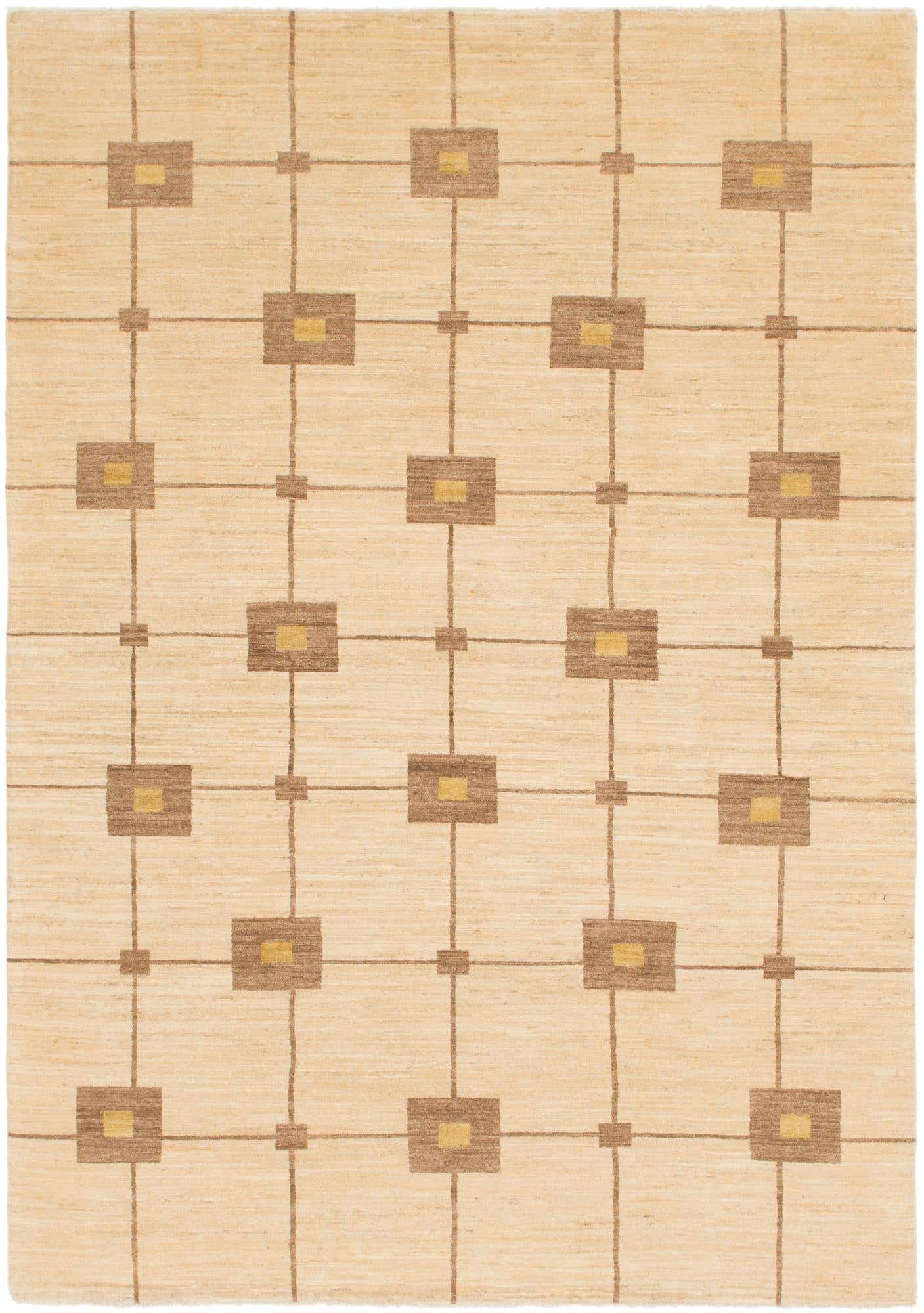 6' 7 x 9' 5 Hand Knotted Kashkuli Gabbeh Wool Rug