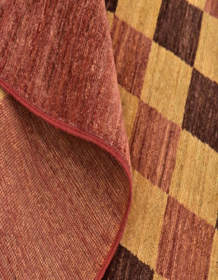 Detail image of 6' 8 x 9' 9  Hand Knotted Kashkuli Gabbeh Wool Rug