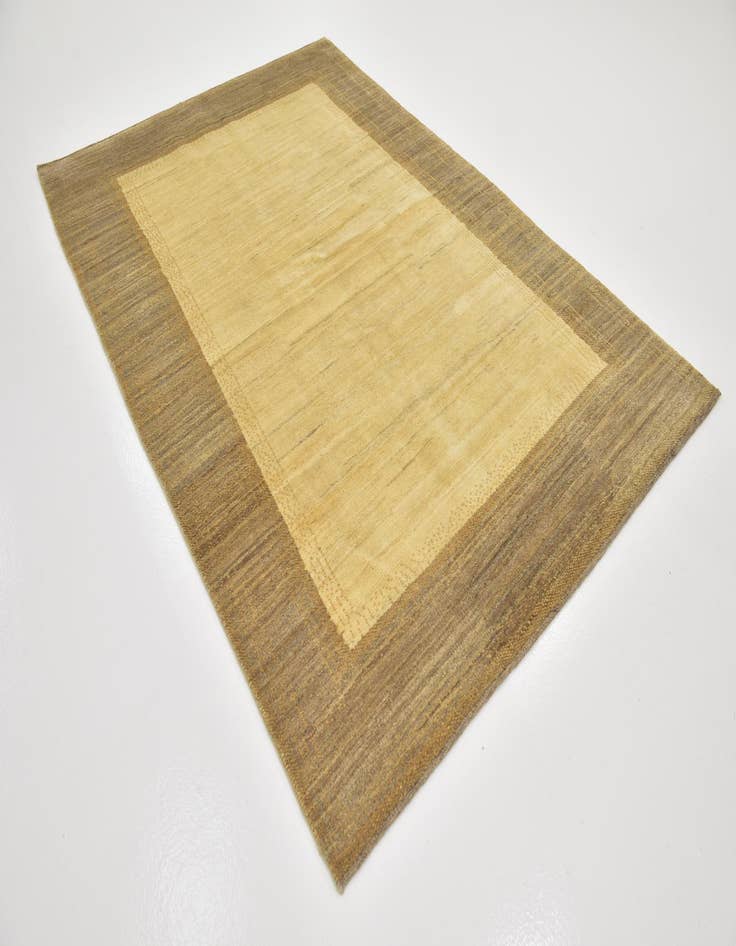 Detail image of 5' 6 x 8' 2  Hand Knotted Kashkuli Gabbeh Wool Rug