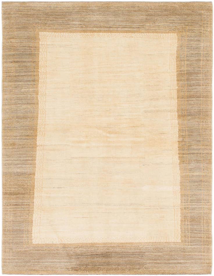 Detail image of 5' 6 x 8' 2 Hand Knotted Kashkuli Gabbeh Wool Rug