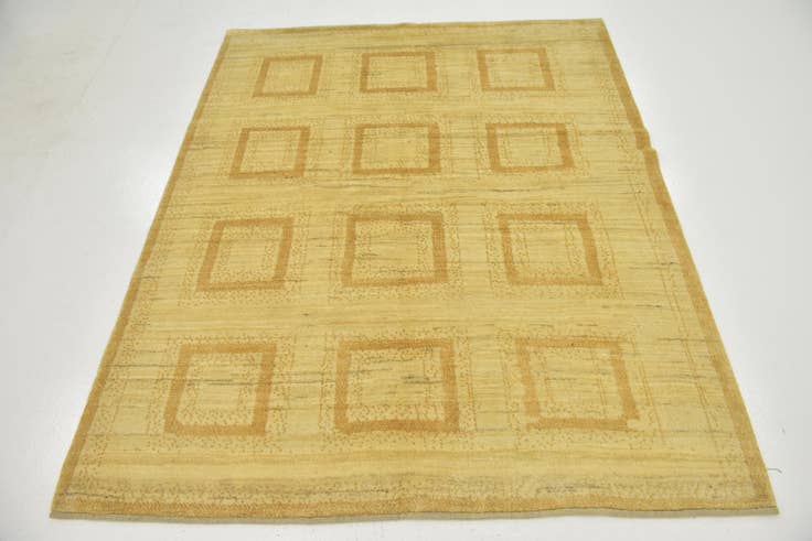 Detailansicht von 155cm x 190cm Handgeknüpft Kashkuli Gabbeh Wolle Teppich