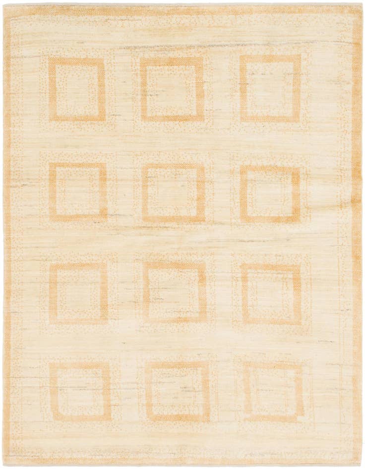 Detail image of 5' 2 x 6' 3 Hand Knotted Kashkuli Gabbeh Wool Rug