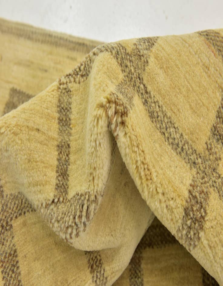 Detail image of 5' x 6' 6  Hand Knotted Kashkuli Gabbeh Wool Rug