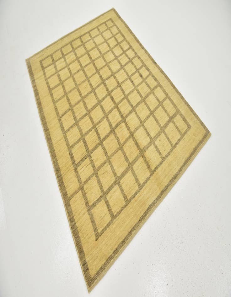 Detail image of 5' x 6' 6  Hand Knotted Kashkuli Gabbeh Wool Rug