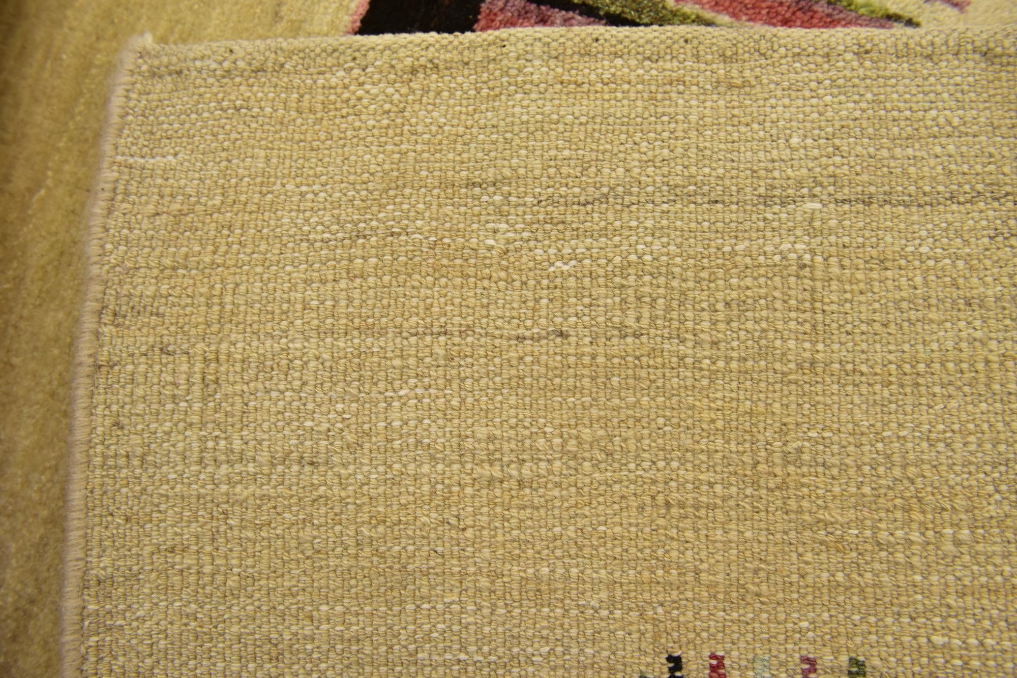 5' x 6' 6 Hand Knotted Kashkuli Gabbeh Wool Rug