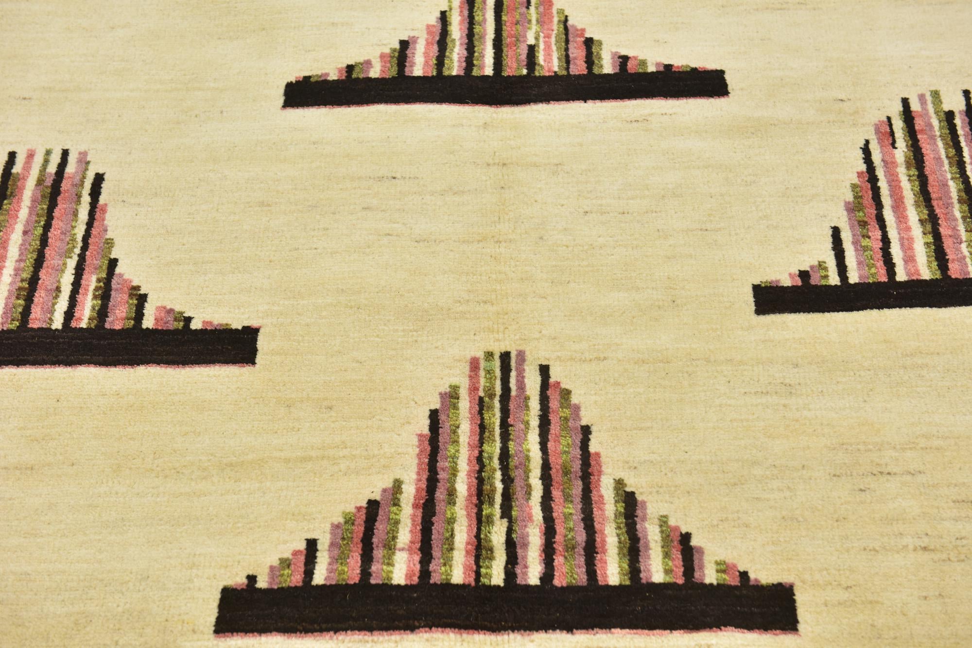 5' x 6' 6 Hand Knotted Kashkuli Gabbeh Wool Rug