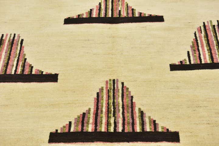 5' x 6' 6 Hand Knotted Kashkuli Gabbeh Wool Rug