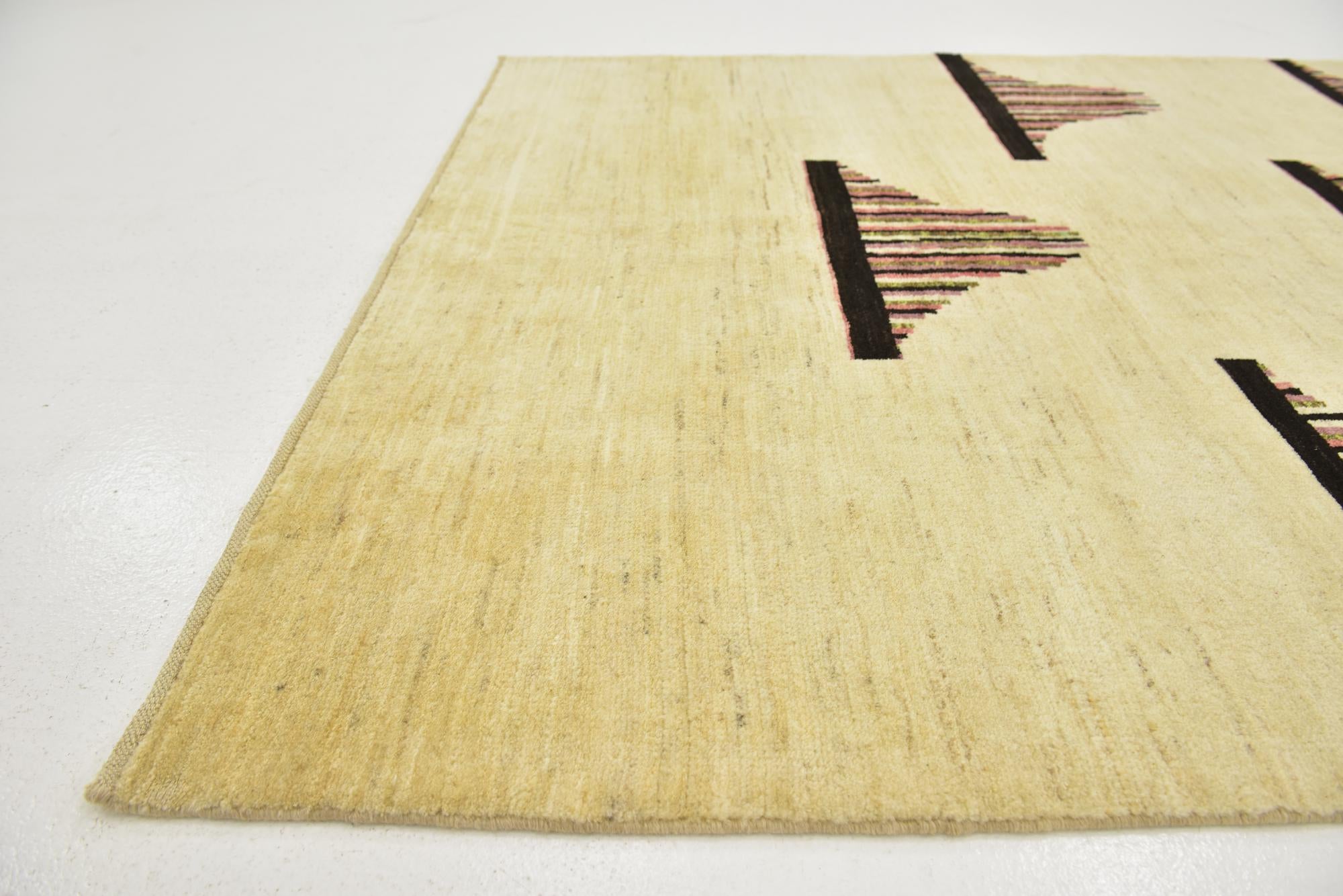 5' x 6' 6 Hand Knotted Kashkuli Gabbeh Wool Rug