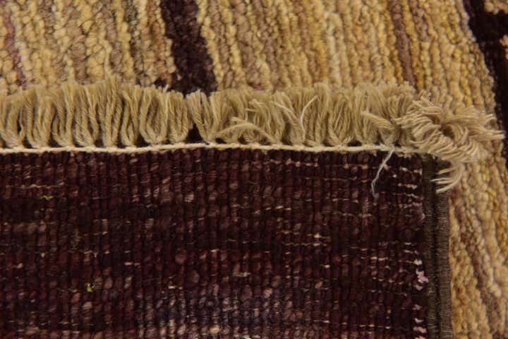 8' x 10' 3 Hand Knotted Kashkuli Gabbeh Wool Rug