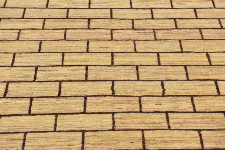 8' x 10' 3 Hand Knotted Kashkuli Gabbeh Wool Rug