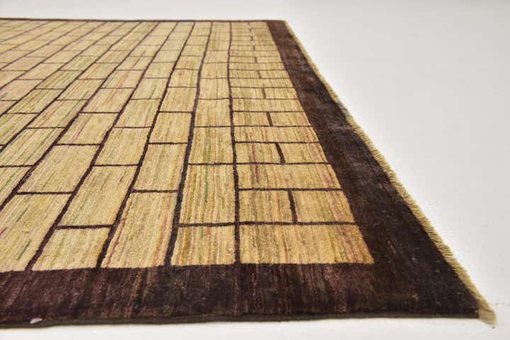 8' x 10' 3 Hand Knotted Kashkuli Gabbeh Wool Rug