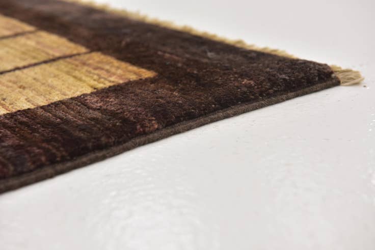 Detail image of 8' x 10' 3 Hand Knotted Kashkuli Gabbeh Wool Rug