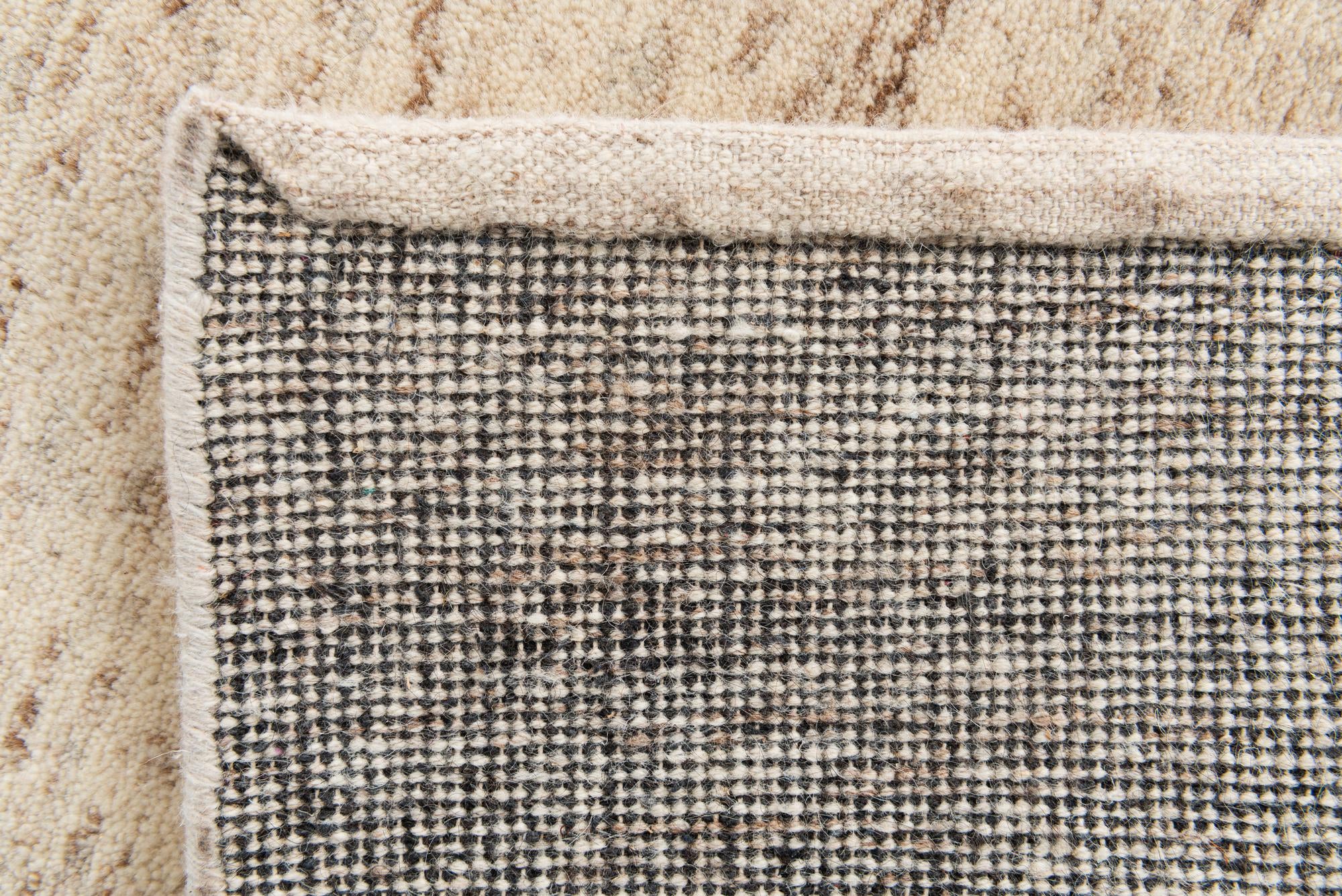 4' 8 x 6' 6 Hand Knotted Kashkuli Gabbeh Wool Rug