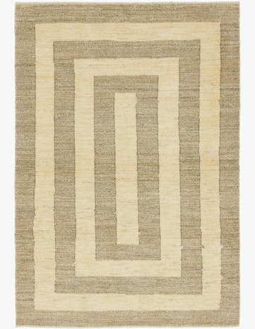 4' x 5' 9 Hand Knotted Kashkuli Gabbeh Oriental Wool Rug