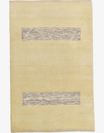 3' 11 x 6' 2 Hand Knotted Kashkuli Gabbeh Oriental Wool Rug