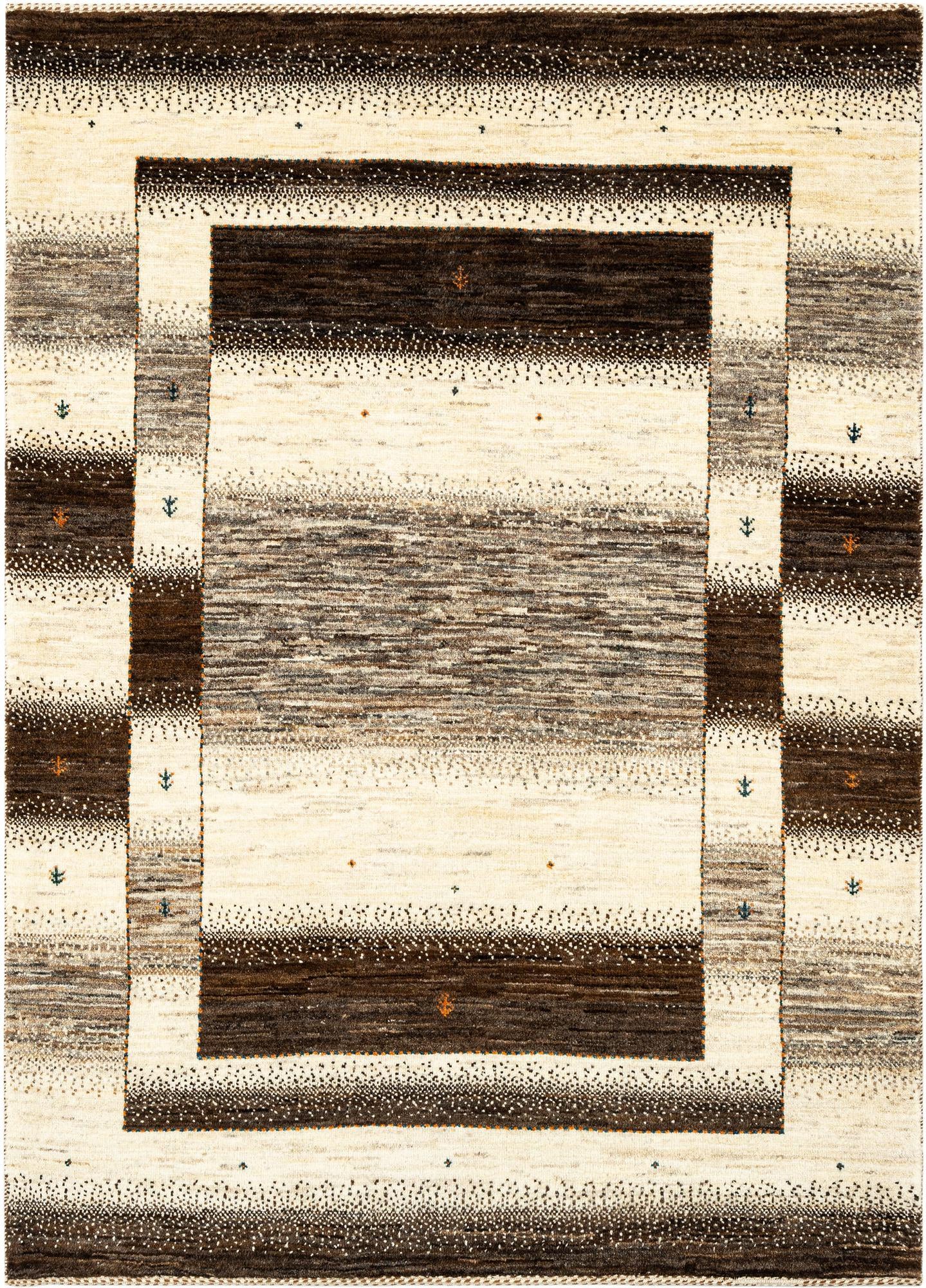 3' 10 x 5' 3 Hand Knotted Kashkuli Rug