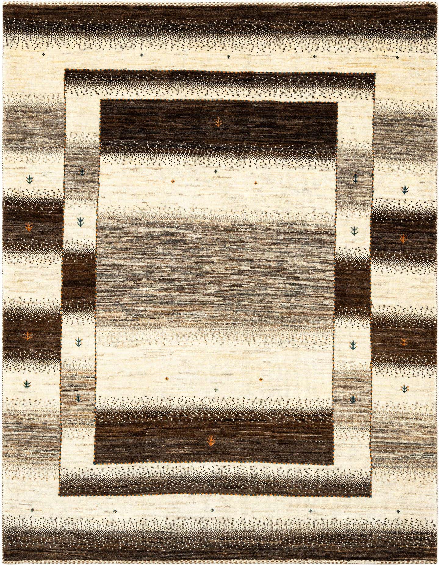 3' 10 x 5' 3 Hand Knotted Kashkuli Rug