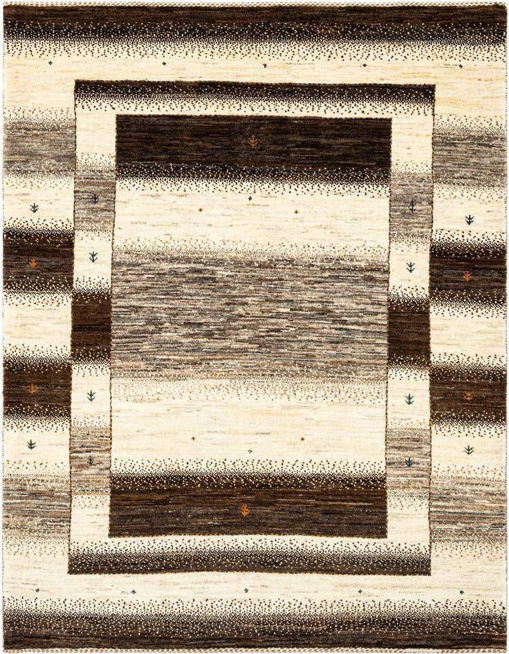 Detail image of 3' 10 x 5' 3 Hand Knotted Kashkuli Rug